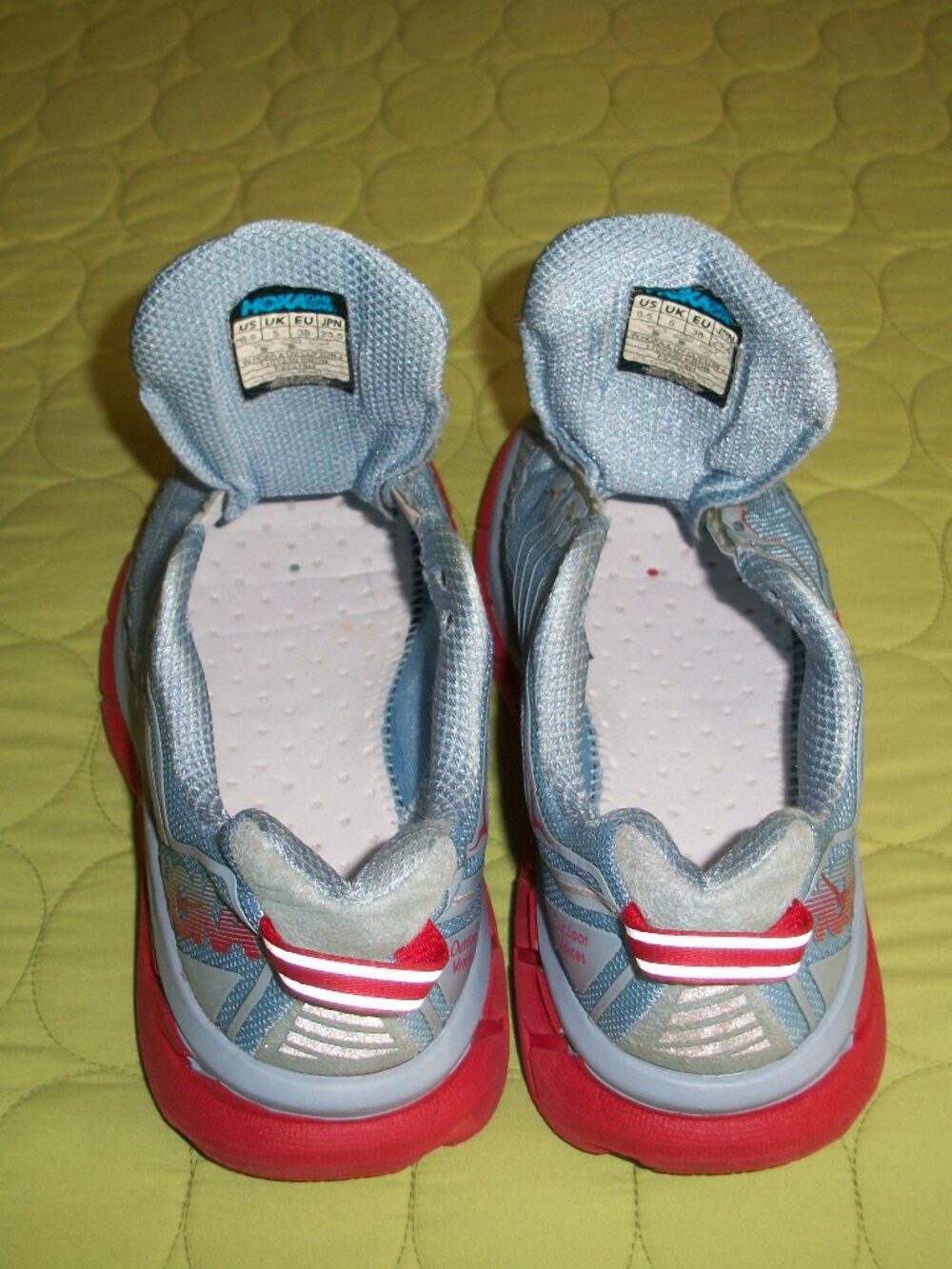 Hoka Women’s Light Blue/Grey Clifton 4 Running Shoes Size 6.5 - Picture 11 of 15